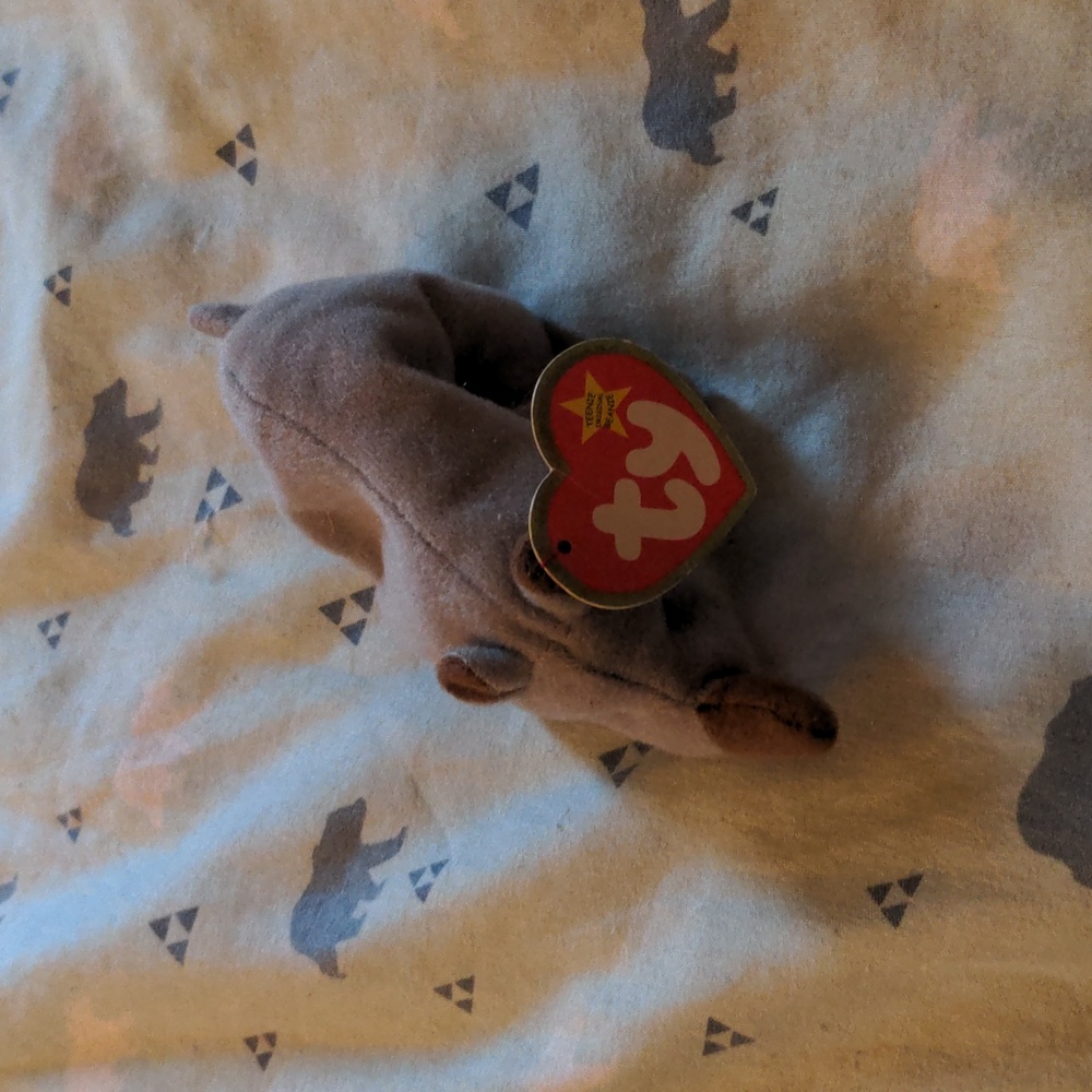 Teenie Beanie Babies Spike The Rhinoceros 1999 Ty